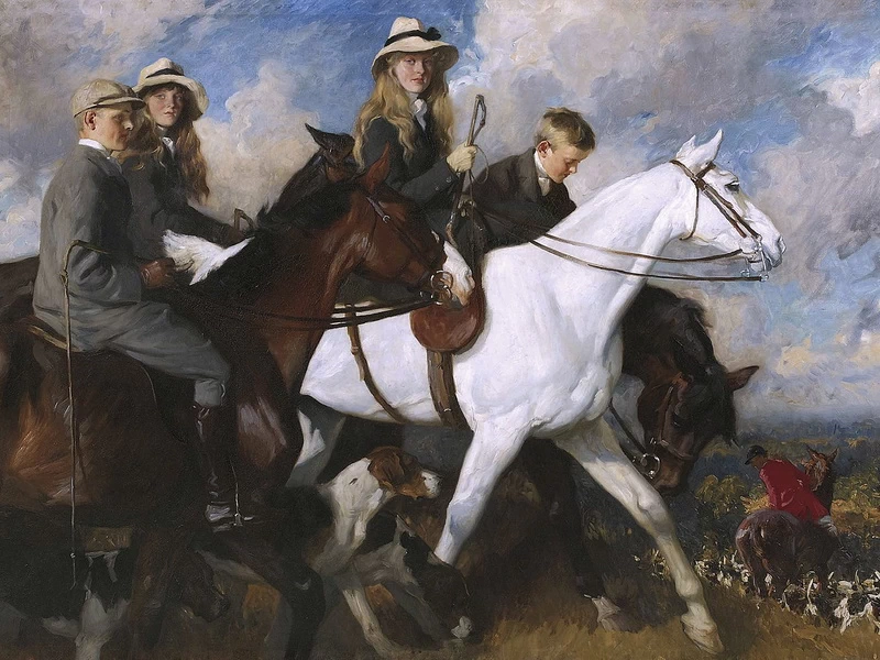 1868-Charles Wellington Furse - Con York e Ainsty - I figli del signor Edward Lycett Green